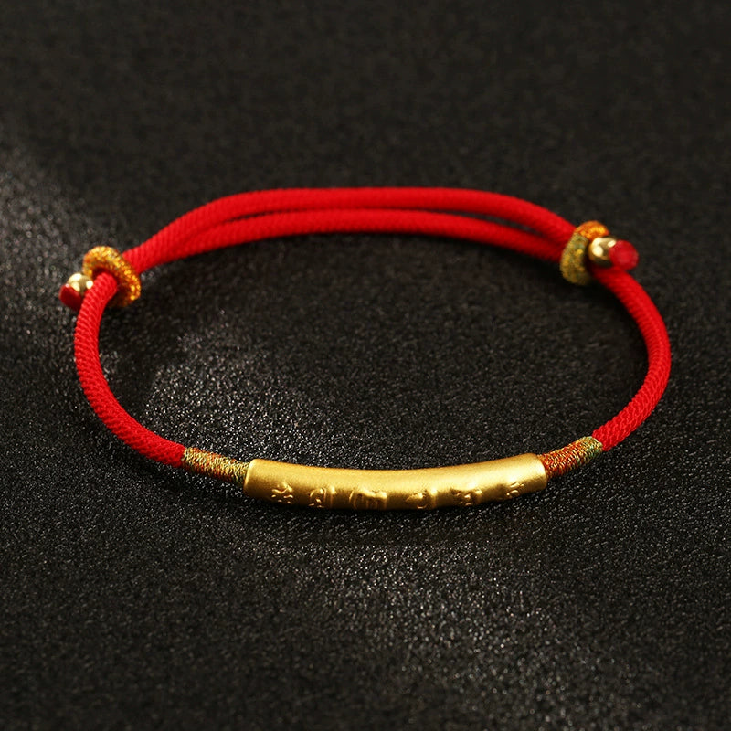 Tibetan Red String Bracelet – A Symbol of Buddhist Blessings and Good Fortune