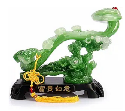 Wealth and Prosperity "Fuguiruyi" Ornament for Home Decor, Entrance, Wine Cabinet, and Living Room