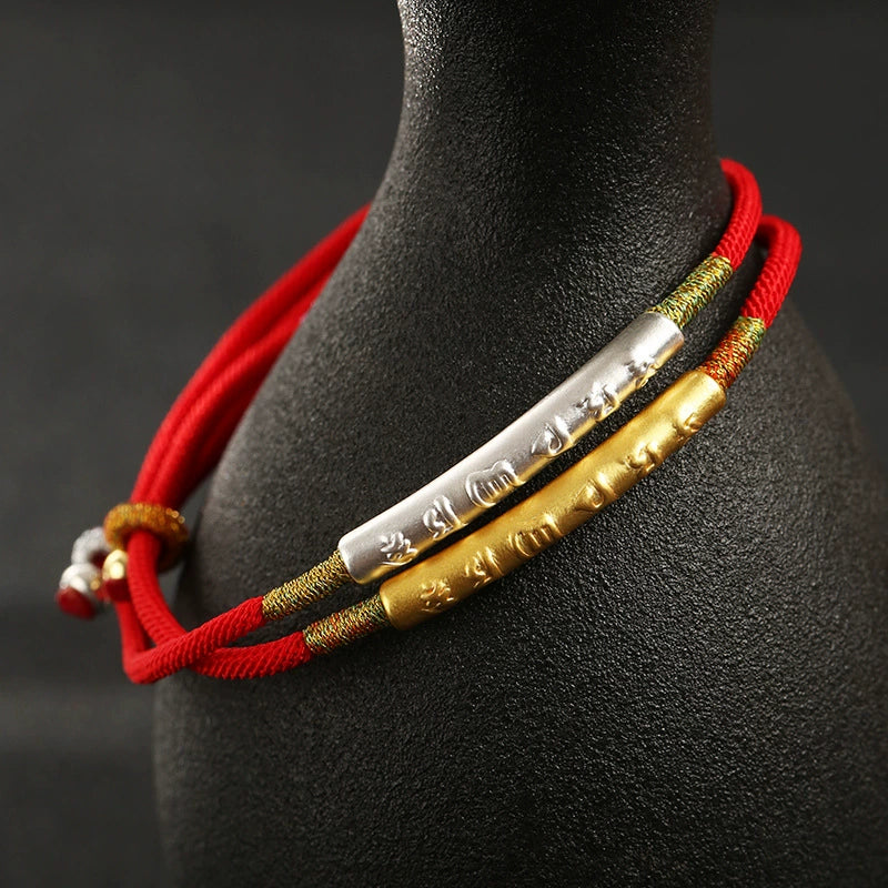 Tibetan Red String Bracelet – A Symbol of Buddhist Blessings and Good Fortune